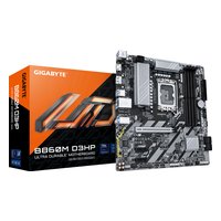 Материнская плата Gigabyte B860M D3HP (rev. 1.0), mATX, 1xLGA1851, Intel B860, 4xDDR5-9066MHz (до 256GB), 2xM.2, 4xSATA3, 1xPCIe 5.0 x16, HDMI/DP, 1x1GbE — фото 3