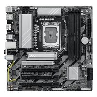 Материнская плата Gigabyte B860M DS3H WIFI6E (rev. 1.x), mATX, 1xLGA1851, Intel B860, 4xDDR5-9066MHz (до 256GB), 2xM.2, 4xSATA3, 1xPCIe 5.0 x16, HDMI/DP, 1x2.5GbE, Wi-Fi 6E — фото 1