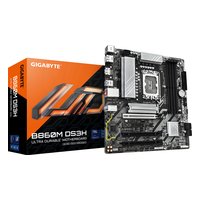 Материнская плата Gigabyte B860M DS3H (rev. 1.0), mATX, 1xLGA1851, Intel B860, 4xDDR5-9066MHz (до 256GB), 2xM.2, 4xSATA3, 1xPCIe 5.0 x16, HDMI/DP, 1x2.5GbE — фото 3