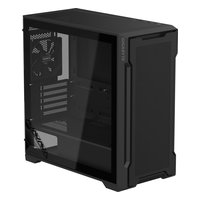 Корпус Gigabyte C102 GLASS, Midi Tower, mATX/Mini-ITX, без БП, стекло, чёрный (GB-C102G) — фото 2