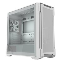 Корпус Gigabyte C102 GLASS ICE, Midi Tower, mATX/Mini-ITX, без БП, стекло, белый (GB-C102GI) — фото 1