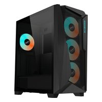 Корпус Gigabyte C301 GLASS, Midi Tower, E-ATX/ATX/mATX/Mini-ITX, без БП, стекло, чёрный (GB-C301G) — фото 1