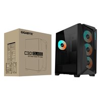Корпус Gigabyte C301 GLASS, Midi Tower, E-ATX/ATX/mATX/Mini-ITX, без БП, стекло, чёрный (GB-C301G) — фото 2