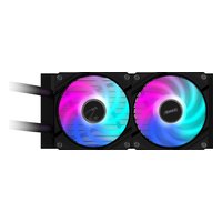 Система жидкостного охлаждения Gigabyte AORUS WATERFORCE II 240, радиатор 240 мм, LGA1851/1700/1200/115x, AM5/AM4 (GP-AORUS WATERFORCE II 240) — фото 3