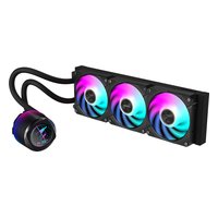 Система жидкостного охлаждения Gigabyte AORUS WATERFORCE X II 360, радиатор 360 мм, LGA1851/1700/1200/115x, AM5/AM4, sTR5, TR4 (GP-AORUS WATERFORCE X II 360)