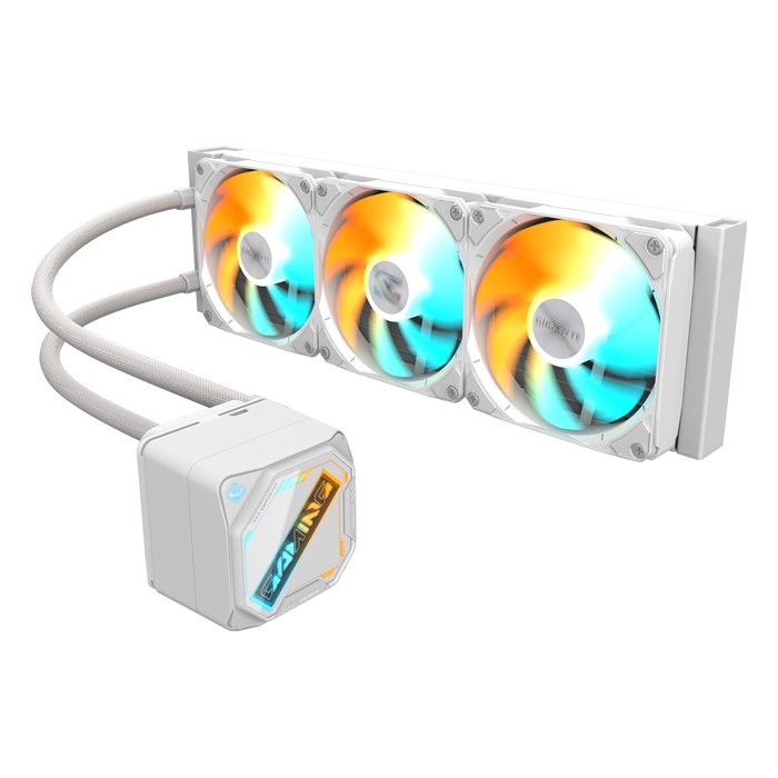 Система жидкостного охлаждения Gigabyte GAMING 360 ICE, радиатор 360 мм, LGA1851/1700/1200/115x, AM5/AM4 (GP-GIGABYTE GME 360I)
