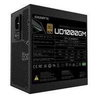 Блок питания Gigabyte UD1000GM 1000W, ATX, 80 PLUS Gold, модульный, 6xPCIe 6+2 (GP-UD1000GM) — фото 5