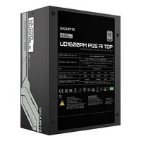 Блок питания Gigabyte UD1600PM PG5 AI TOP 1600W, ATX 3.1, 80 PLUS Platinum, модульный, 2x12V-2x6, 8xPCIe 6+2 (GP-UD1600PM PG5) — фото 4