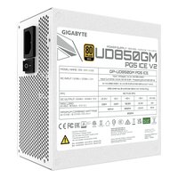 Блок питания Gigabyte UD850GM PG5 V2 ICE 850W, ATX 3.1, 80 PLUS Gold, модульный, 1x12V-2x6, 4xPCIe 6+2 (GP-UD850GM PG5 ICE) — фото 5