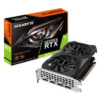Видеокарта Gigabyte GeForce RTX 3050 WINDFORCE OC V2 6GB GDDR6/96-bit, PCIe 4.0, 2xHDMI+2xDP, 2 слота, без доп. питания (GV-N3050WF2OCV2-6GD) — фото 1