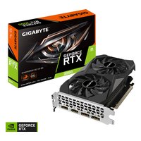 Видеокарта Gigabyte GeForce RTX 3050 WINDFORCE OC V2 6GB GDDR6/96-bit, PCIe 4.0, 2xHDMI+2xDP, 2 слота, без доп. питания (GV-N3050WF2OCV2-6GD) — фото 2