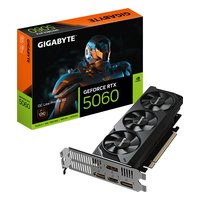 Видеокарта Gigabyte GeForce RTX 5060 OC Low Profile 8GB GDDR7/128-bit, PCIe 5.0, 1xHDMI+2xDP+1xDP, 2 слота, низкопрофильная, 1x8-pin (GV-N5060OC-8GL) — фото 1