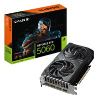 Видеокарта Gigabyte GeForce RTX 5060 WINDFORCE MAX OC 8GB GDDR7/128-bit, PCIe 5.0, 1xHDMI+3xDP, 2 слота, 1x8-pin (GV-N5060WF2MAX OC-8GD) — фото 1