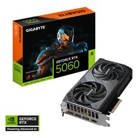 Видеокарта Gigabyte GeForce RTX 5060 WINDFORCE OC 8GB GDDR7/128-bit, PCIe 5.0, 1xHDMI+3xDP, 2 слота, 1x8-pin (GV-N5060WF2OC-8GD) — фото 2