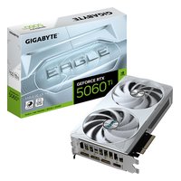 Видеокарта Gigabyte GeForce RTX 5060 Ti EAGLE OC ICE 8GB GDDR7/128-bit, PCIe 5.0, 1xHDMI+3xDP, 2 слота, 1x8-pin (GV-N506TEAGLEOC ICE-8GD) — фото 1