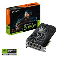 Видеокарта Gigabyte GeForce RTX 5060 Ti WINDFORCE OC 8GB GDDR7/128-bit, PCIe 5.0, 1xHDMI+3xDP, 2 слота, 1x8-pin (GV-N506TWF2OC-8GD) — фото 2