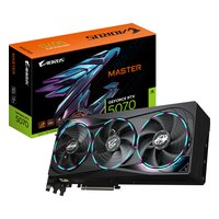 Видеокарта Gigabyte AORUS GeForce RTX 5070 MASTER 12GB GDDR7/192-bit, PCIe 5.0, 1xHDMI+3xDP, 3,5 слота, 1x16-pin (GV-N5070AORUS M-12GD) — фото 1