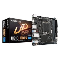 Материнская плата Gigabyte H610I DDR4 (rev. 1.0), Mini-ITX, 1xLGA1700, Intel H610, 2xDDR4-3200MHz (до 64GB), 1xM.2, 4xSATA3, 1xPCIe 4.0 x16, HDMI/DP/VGA, 1x1GbE — фото 4