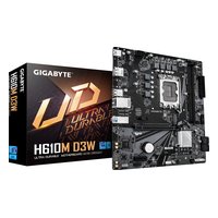 Материнская плата Gigabyte H610M D3W (rev. 1.1), mATX, 1xLGA1700, Intel H610, 2xDDR5-5600MHz (до 128GB), 1xM.2, 4xSATA3, 1xPCIe 4.0 x16, HDMI/DP, 1x1GbE — фото 3