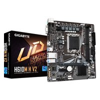 Материнская плата Gigabyte H610M H V2 (rev. 1.0), mATX, 1xLGA1700, Intel H610, 2xDDR5-5600MHz (до 128GB), 1xM.2, 4xSATA3, 1xPCIe 4.0 x16, HDMI/VGA, 1x1GbE — фото 4