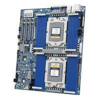 Материнская плата Gigabyte MZ73-LM0 (rev. 3.x), E-ATX, 2xSP5, 24xDDR5-6400MHz, 1xM.2, 20xSATA3, 4xPCIe 5.0 x16, VGA, 2x10GbE+1x1GbE, IPMI — фото 1