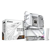 Материнская плата Gigabyte X870 AORUS ELITE X3D ICE, ATX, 1xAM5, AMD X870, 4xDDR5 (до 256GB), 4xM.2, 2xSATA3, 1xPCIe 5.0 x16, HDMI, 1x5GbE, Wi-Fi 7 — фото 5