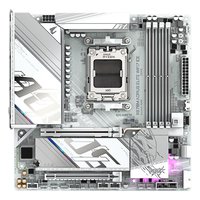 Материнская плата Gigabyte X870M AORUS ELITE WIFI7 ICE, mATX, 1xAM5, AMD X870, 4xDDR5 (до 256GB), 2xM.2, 2xSATA3, 1xPCIe 5.0 x16, HDMI, 1x2.5GbE, Wi-Fi 7