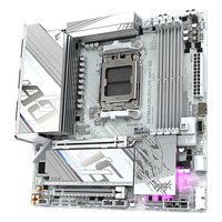 Материнская плата Gigabyte X870M AORUS ELITE WIFI7 ICE, mATX, 1xAM5, AMD X870, 4xDDR5 (до 256GB), 2xM.2, 2xSATA3, 1xPCIe 5.0 x16, HDMI, 1x2.5GbE, Wi-Fi 7 — фото 2