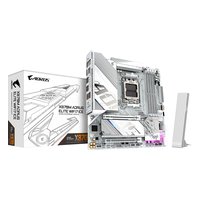 Материнская плата Gigabyte X870M AORUS ELITE WIFI7 ICE, mATX, 1xAM5, AMD X870, 4xDDR5 (до 256GB), 2xM.2, 2xSATA3, 1xPCIe 5.0 x16, HDMI, 1x2.5GbE, Wi-Fi 7 — фото 5