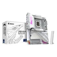 Материнская плата Gigabyte Z890 AORUS ELITE X ICE, ATX, 1xLGA1851, Intel Z890, 4xDDR5 (до 256GB), 5xM.2, 4xSATA3, 1xPCIe 5.0 x16, Thunderbolt 4/HDMI, 1x2.5GbE, Wi-Fi 7 — фото 1