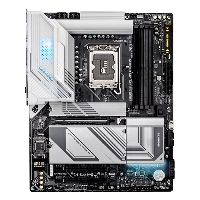 Материнская плата Gigabyte Z890 GAMING X WIFI7, ATX, 1xLGA1851, Intel Z890, 4xDDR5-9200MHz (до 256GB), 4xM.2, 4xSATA3, 1xPCIe 5.0 x16, DP/HDMI, 1x2.5GbE, Wi-Fi 7