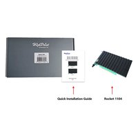 Плата расширения M.2 HighPoint R1104, 4 внутр. (4× M.2), 4× M.2 2242/2260/2280/22110 NVMe (PCIe 3.0 x4 на каждый), NVMe, PCIe 3.0 x16, FH (R1104-121R1C) — фото 5