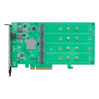 Плата расширения M.2 HighPoint R1204, 4 внутр. (4× M.2), 4× M.2 2242/2260/2280/22110 NVMe (PCIe 3.0 x4 на каждый), NVMe, PCIe 3.0 x8, FH (R1204-131R2C) — фото 2