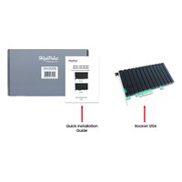 Плата расширения M.2 HighPoint R1204, 4 внутр. (4× M.2), 4× M.2 2242/2260/2280/22110 NVMe (PCIe 3.0 x4 на каждый), NVMe, PCIe 3.0 x8, FH (R1204-131R2C) — фото 5