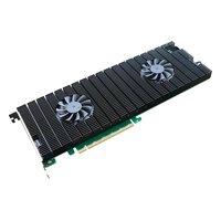 Плата расширения M.2 HighPoint R1508, 8 внутр. (8× M.2), 8× M.2 2242/2260/2280 NVMe (PCIe 4.0 x4 на каждый), NVMe, PCIe 4.0 x16, FH (R1508-253R3C) — фото 3