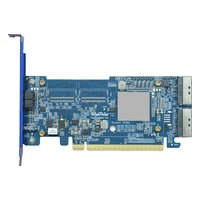 NVMe-адаптер HighPoint R7624A, 16 внутр. (2× MCIO 8i (SFF-TA-1016)), NVMe, RAID 0,1,10,Single Disk, PCIe 5.0 x16, LP (R7624A-41C0000) — фото 2