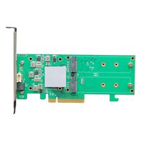 Плата расширения M.2 HighPoint SSD7202, 2 внутр. (2× M.2), 2× M.2 2242/2260/2280 NVMe (PCIe 3.0 x4 на каждый), NVMe, RAID 0,1,Single Disk, PCIe 3.0 x8, LP (SSD7202-212R1C) — фото 2