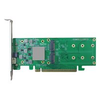 Плата расширения M.2 HighPoint SSD7502, 2 внутр. (2× M.2), 2× M.2 2242/2260/2280 NVMe (PCIe 4.0 x4 на каждый), NVMe, RAID 0,1,Single Disk, PCIe 4.0 x16, LP (SSD7502-111R1C) — фото 2