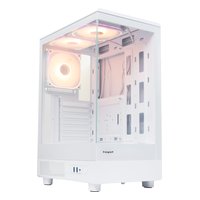 Корпус HSPD F510-TGWH-ARGB, Midi Tower, ATX/mATX/Mini-ITX, без БП, стекло, белый — фото 1