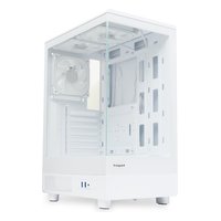 Корпус HSPD F510-TGWH-ARGB, Midi Tower, ATX/mATX/Mini-ITX, без БП, стекло, белый — фото 3