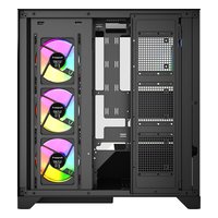 Корпус HSPD F550-TGBK-ARGB, Midi Tower, ATX/mATX/Mini-ITX, без БП, стекло, чёрный — фото 5