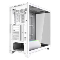 Корпус HSPD F550-TGWH, Midi Tower, ATX/mATX/Mini-ITX, без БП, стекло, белый — фото 2