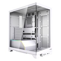Корпус HSPD F550-TGWH, Midi Tower, ATX/mATX/Mini-ITX, без БП, стекло, белый — фото 4