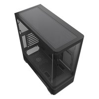 Корпус HSPD F560-TGBK, Midi Tower, ATX/mATX/Mini-ITX, без БП, стекло, чёрный — фото 1