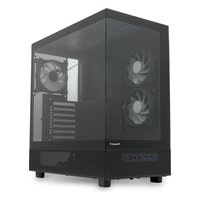 Корпус HSPD F710-TGBK-ARGB, Midi Tower, E-ATX/ATX/mATX/Mini-ITX, без БП, стекло, чёрный — фото 3