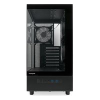 Корпус HSPD F710-TGBK-ARGB, Midi Tower, E-ATX/ATX/mATX/Mini-ITX, без БП, стекло, чёрный — фото 4