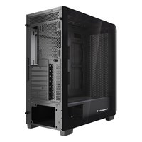 Корпус HSPD F750-TGBK, Midi Tower, ATX/mATX/Mini-ITX, без БП, стекло, чёрный — фото 4