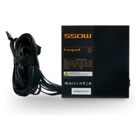 Блок питания HSPD HSI-550BS-BK 550W, ATX, 80 PLUS Bronze, модульный, 2xPCIe 6+2 — фото 4