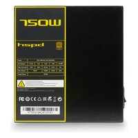 Блок питания HSPD HSK-750GF-BK 750W, ATX, 80 PLUS Gold, модульный, 4xPCIe 6+2 — фото 4