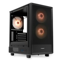 Корпус HSPD M310-TGBK-ARGB, Mini Tower, mATX/Mini-ITX, без БП, стекло, чёрный — фото 2